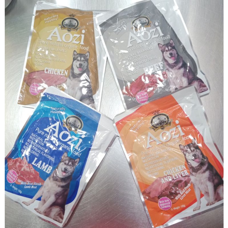 Aozi Organic Wet Food Pouch for Dog 100g Shopee Philippines