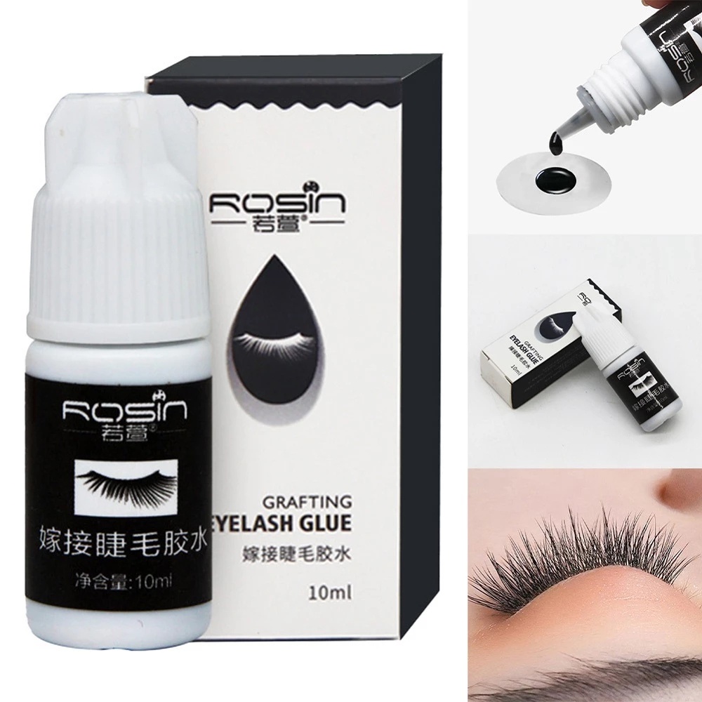Rosin False Eyelash Extension Glue 10ml Painless Eyelash Extensions
