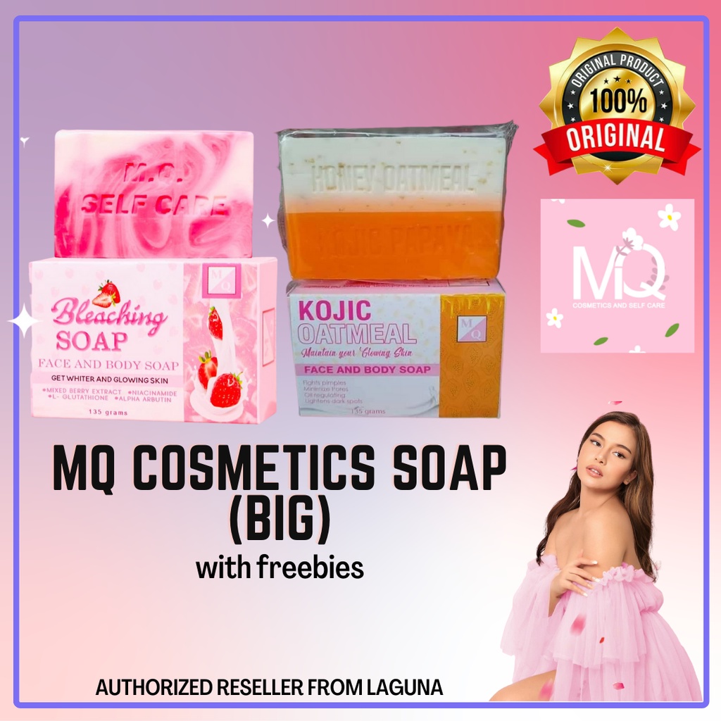 MQ Cosmetics Soaps / Bleaching & Kojic Oatmeal (BIG) Shopee Philippines