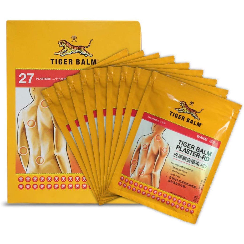 Tiger Balm Plaster RD Warm 10 X 14cm 27 Sheets