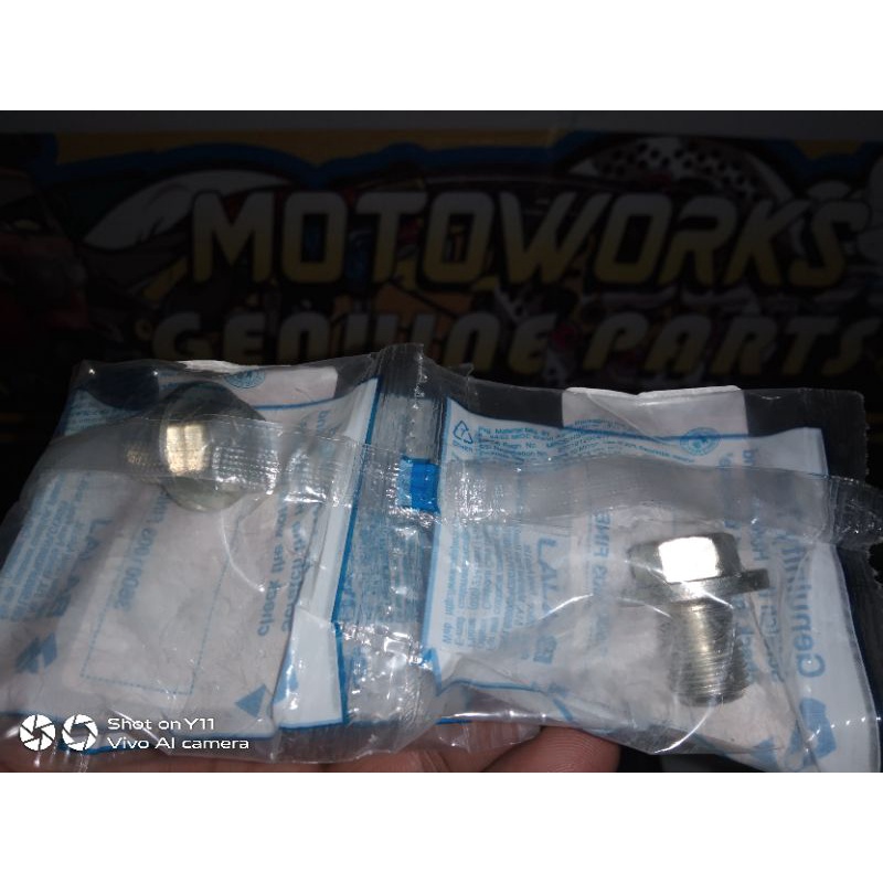 Drain plug Bajaj re /maxima/cargo genuine 100 Shopee Philippines