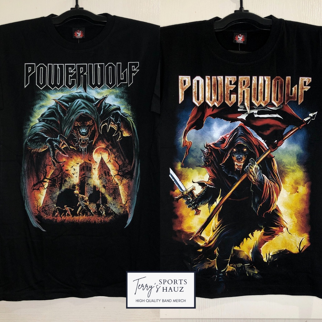 Powerwolf Rock Yeah Band Shirts Assorted Designs 