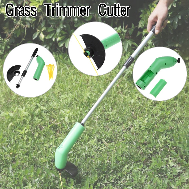 【Hot sale】Electric Grass Trimmer Handheld Garden String Cutter Pruning Mini Lawn Mower