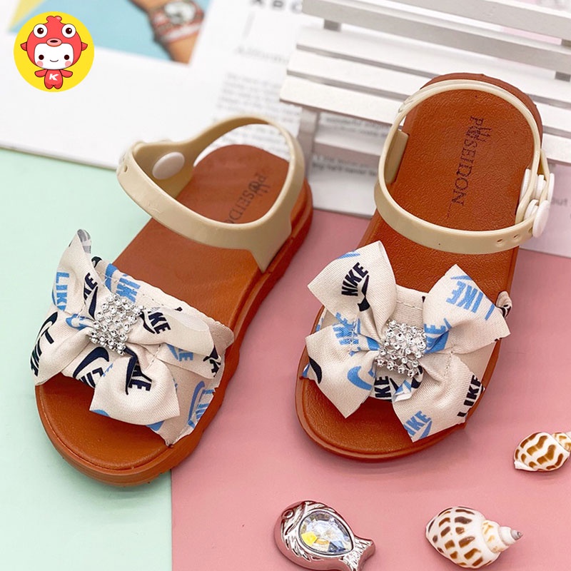 【KaSai】Nike Baby sandals Girls Summer Soft Sandals Kids Shoes #1705