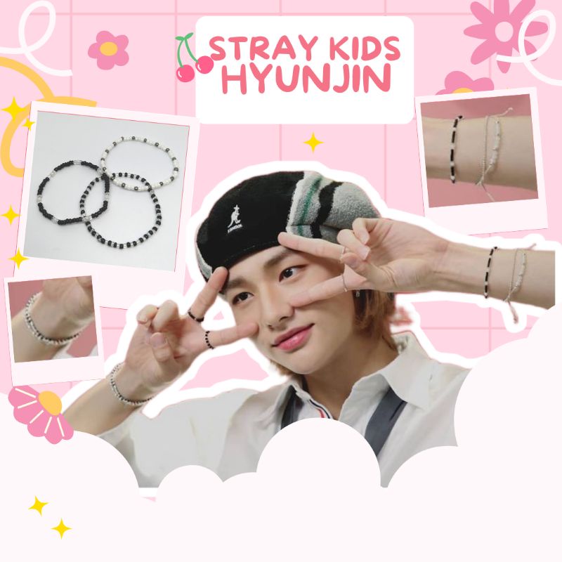 STRAY KIDS HYUNJIN KPOP INSPIRED BEADED BRACELET | Shie Craftin ...