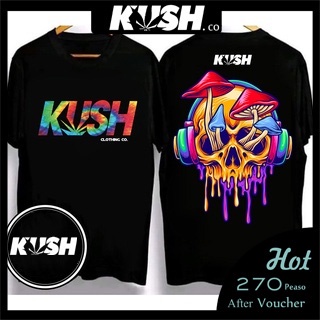 kush t shirt for men kush clothing original oversized shirt Cotton tops Black Tshirts 420 smokes COD #3