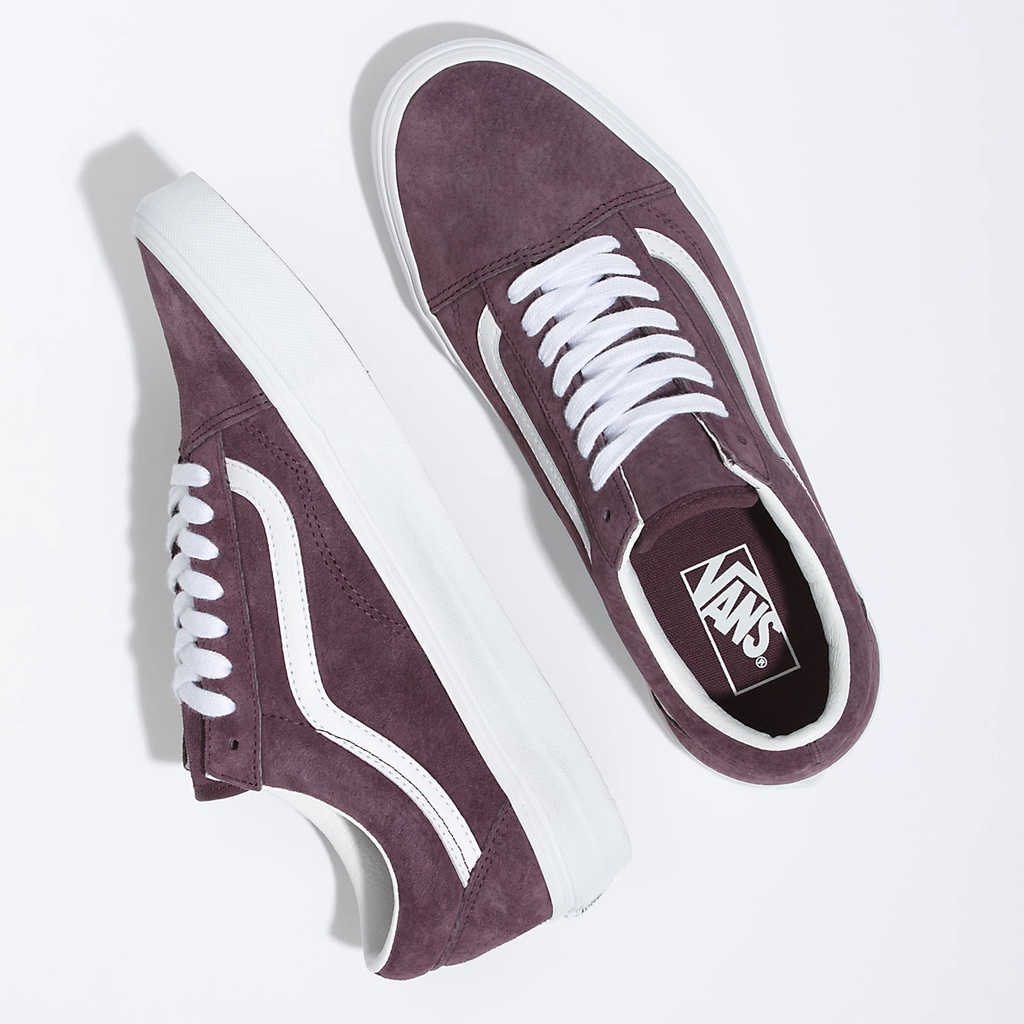 Vans Old Skool Pig Suede Wine Tasting Sneakers For Mens | Shopee Philippines