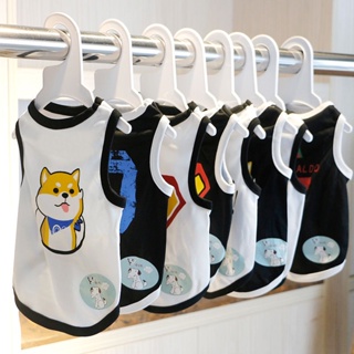 [ready stock] Puppy Dog Clothes Spring Summer Vest Teddy Cat Pet Small French Fighting Bichon Thin Style Street Wear