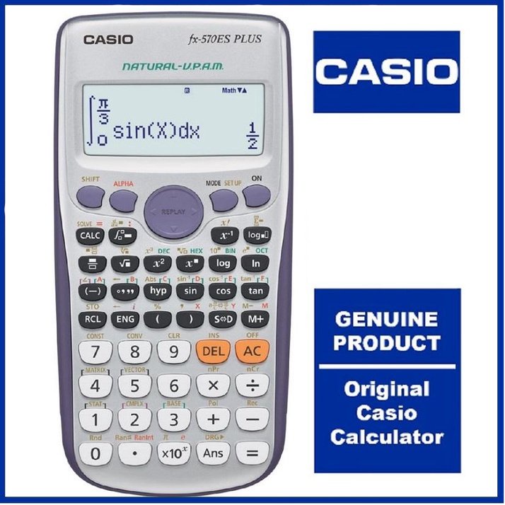 2022 new Casio Scientific Calculator FX-570ES Plus 417 Functions School ...
