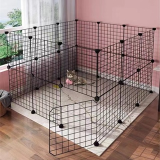 Durable Pet Fence Small Animals Cat Dog Collapsible Cave for Indoor and Outdoor Using EXPAWLORER Portable Puppy Dog Playpen 