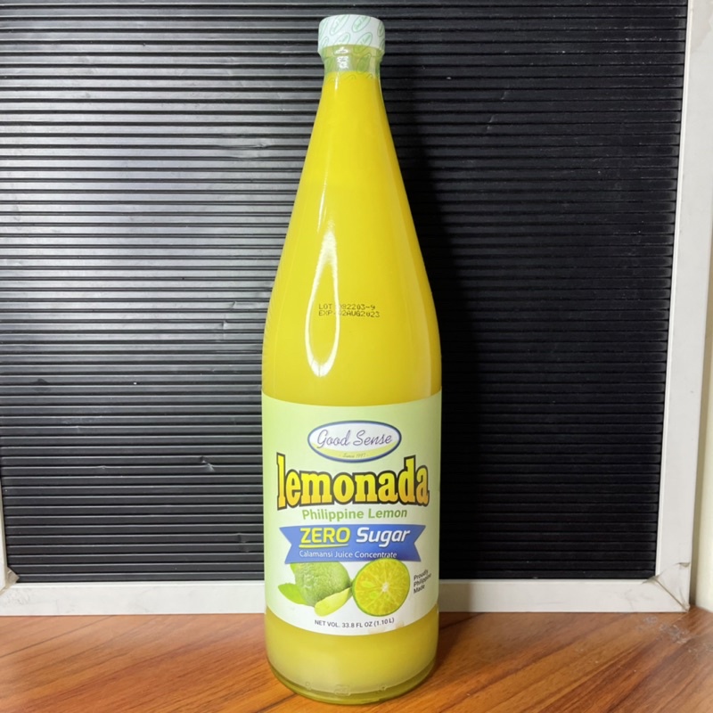 Good Sense Lemonada Philippine Lemon Zero Sugar Calamansi Juice