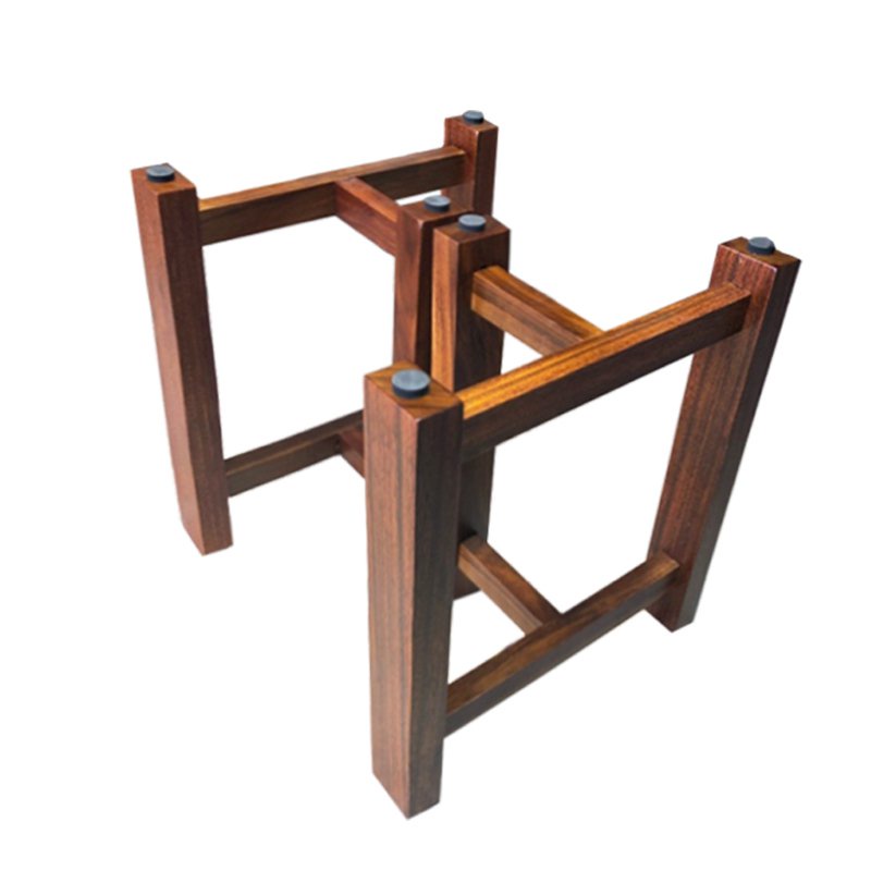 StentSolid Wooden Table Leg Table Leg Large Plate Bracket Tripod Solid