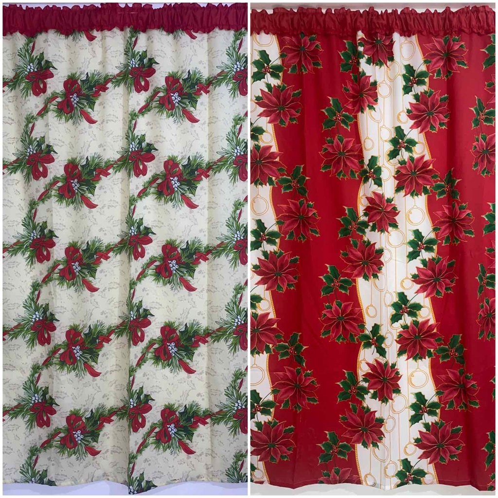 Christmas Door Curtain 7ft 84 Inches In Length Shopee Philippines   Sg 11134201 22100 Dioevmedu5iv4e