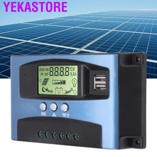 Yekastore Solar Panel Charge Controller  Low Heat Generation Open Circuit Protection LCD Display MPP #2