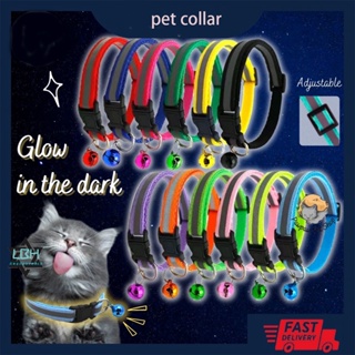 Pet Dog Reflective Collar Cat Paw Collar With Bell Safety Buckle Neck for Puppy Kitty Accessories