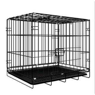 50x35x42cm Heavy Duty Pet Cages Dog Cat Foldable With Free Poop Tray