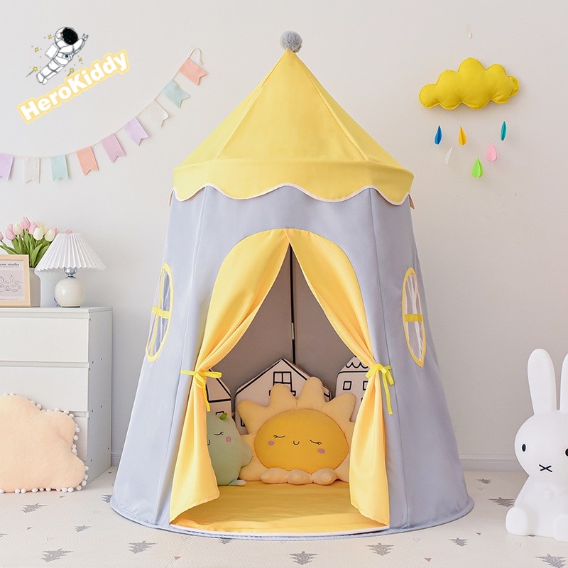 Teepee Tent For Kids Playhouse For Kids Outdoor&Indoor Big Princess