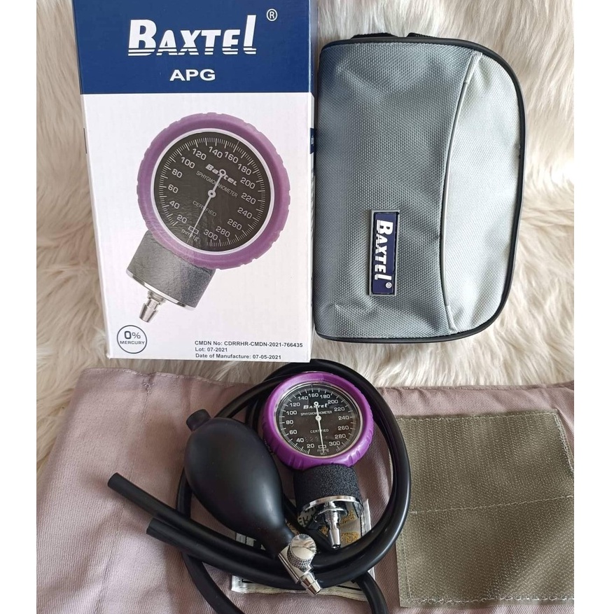 APG Baxtel Aneroid Sphygmomanometer Purple Shopee Philippines