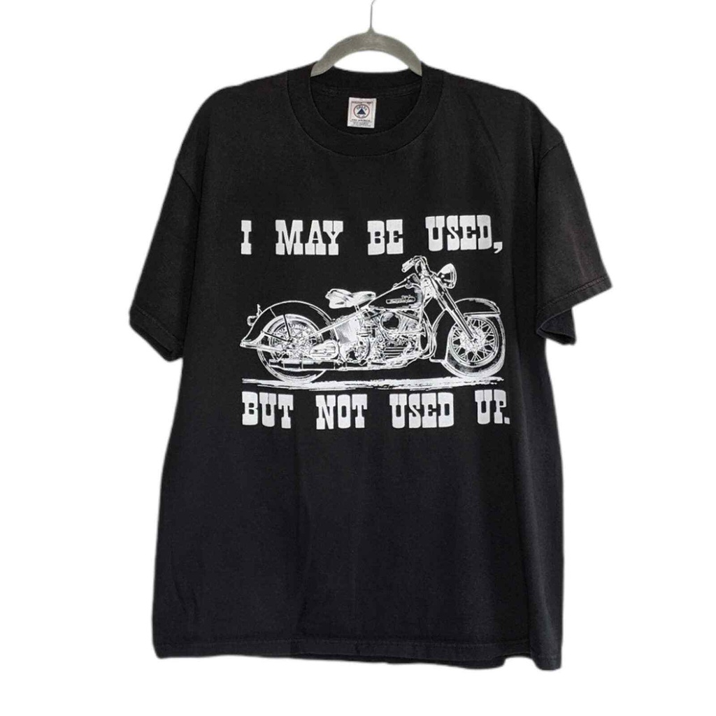 Vtg Biker Harley Davidson Double Sided Motorcycle Vintage Funny Joke Shirt