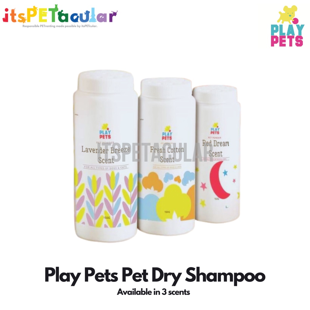 Play Pets Pet Dry Shampoo 150g (For Dogs and Cats) Shopee Philippines