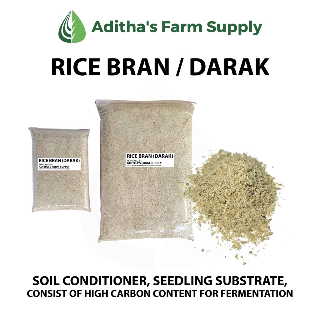 Rice Bran/Darak (Soil Conditiner, Seedling Substrate, High Carbon