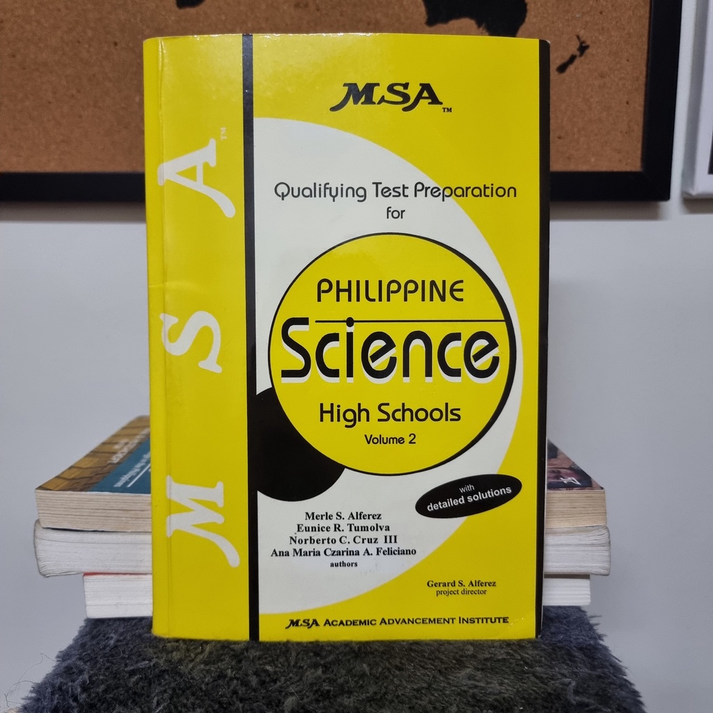 MSA Qualifying Test Preparation for Philippine Science High Schools