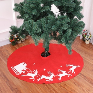 Christmas Elk Tree Skirt 1m Big Decorations Venue Props #1