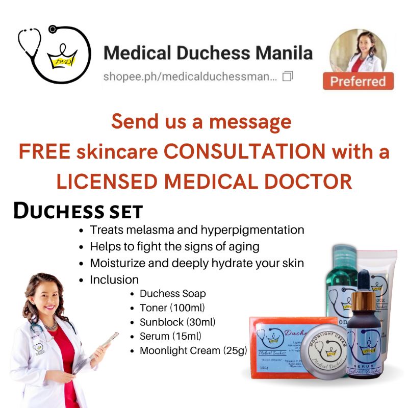 Medical Duchess Duchess Set Shopee Philippines