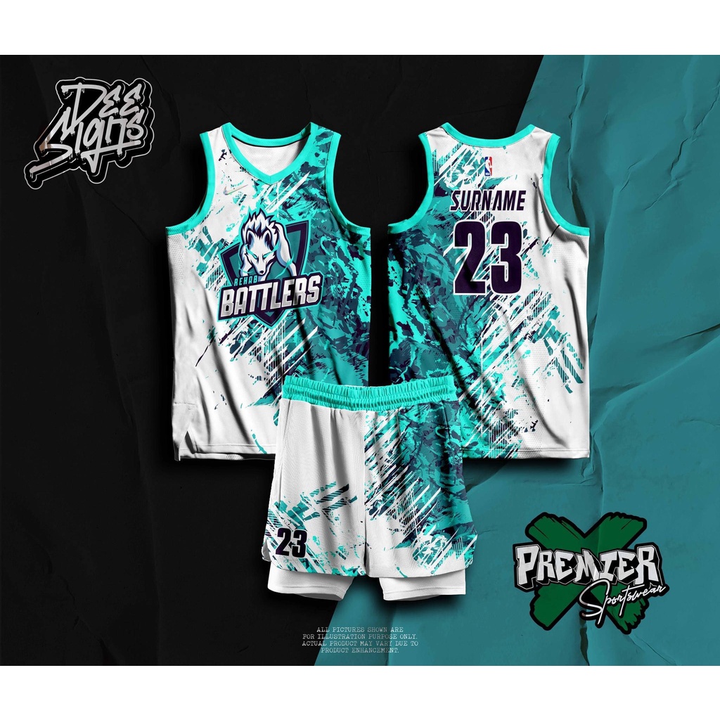 BATTLERS 02 BASKETBALL JERSEY FREE CUSTOMIZE OF NAME AND NUMBER ONLY