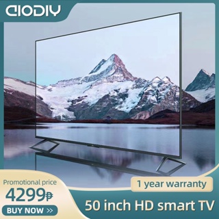 AIODIY Smart TV 50/42/32/30 Inch HD Slim Smart TV Black LED TV Android TV