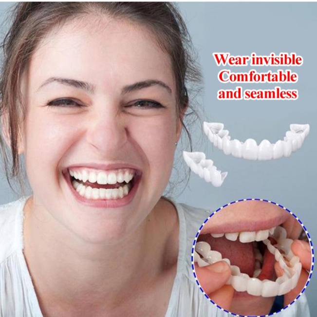 Silicone artificial braces / whitening braces / upper and lower teeth artificial braces