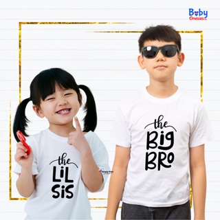 Cute Siblings Matching T-shirt Little Brother Little Sister Big Sis Big Bro Tees Baby Onesies PH #3