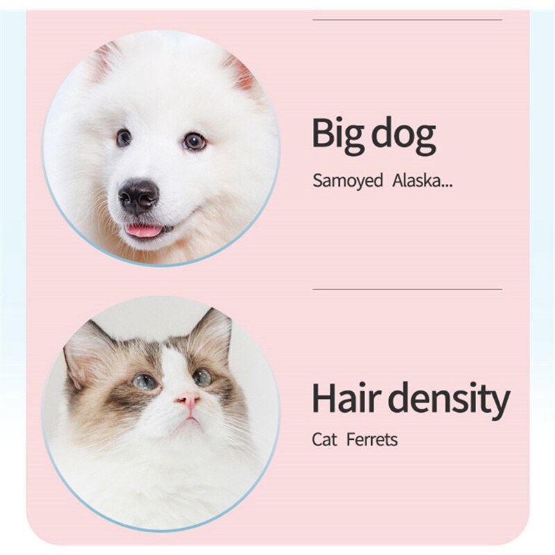 BORAMMY Pet Dryer Dog Portable Hair Dryer Pet Grooming Cat Hair Dog Fur Blower Low Noise