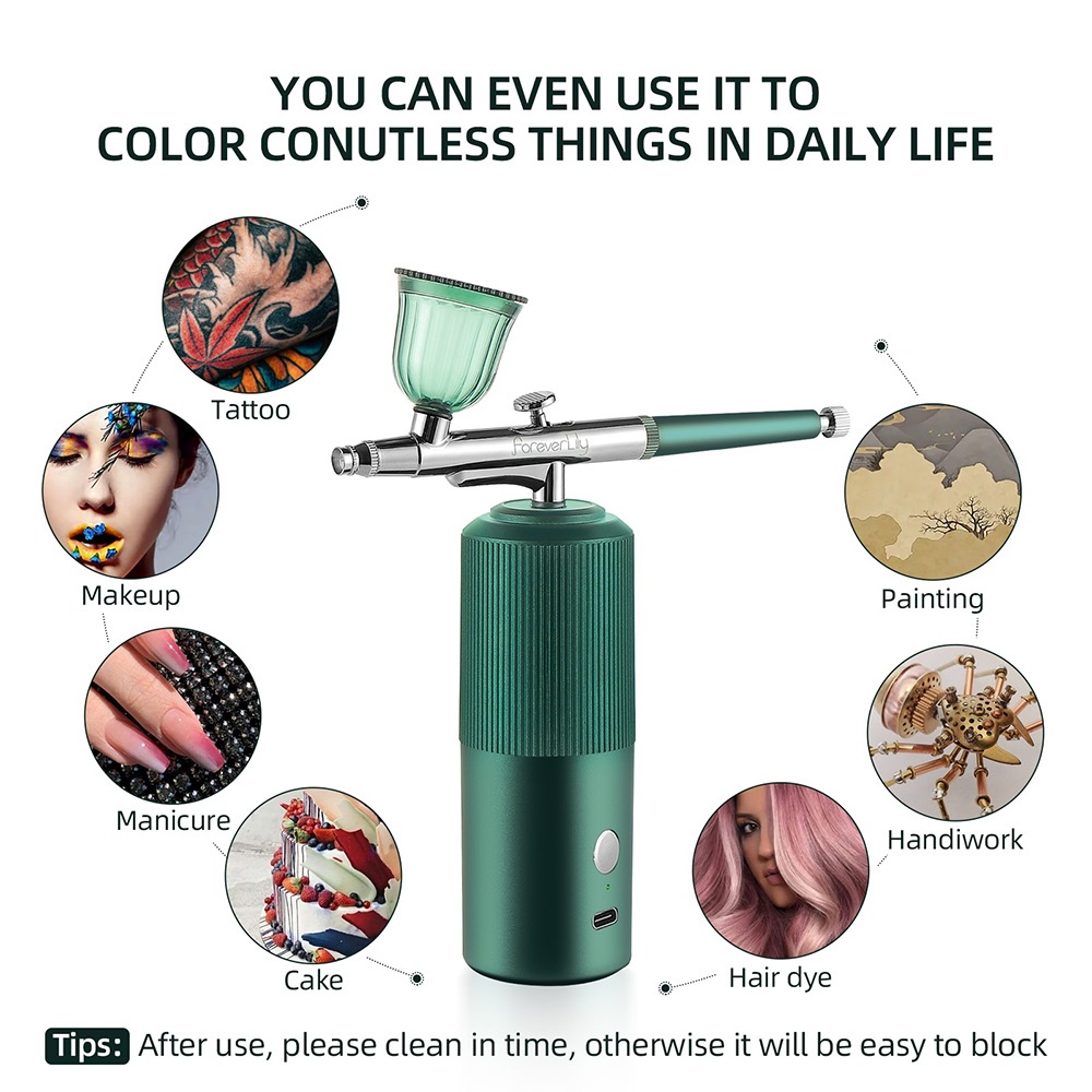 Foreverlily Local 1-3 Days Delivery Spray Gun Facial Moisturizing Nail Art Cake Lego Coloring Conven