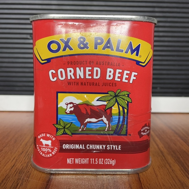 Ox Palm Corned Beef Original Chunky Style 326g Shopee Philippines