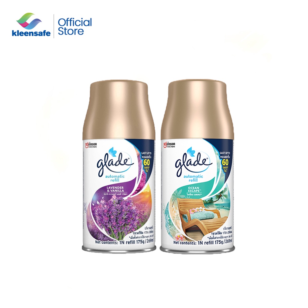 Kleensafe x Glade Automatic Spray Refill, AIr Freshener for Home and ...