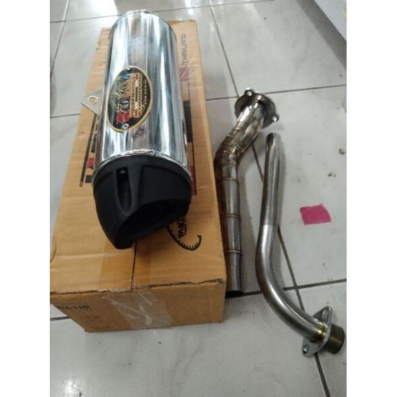 Apido Exhaust Pipe For Xrm 110125raider 150 Carb Chrome Plated Shopee Philippines 2591