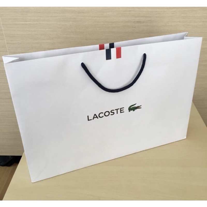 Bestemt klassisk indsats ORIGINAL LACOSTE PAPER BAG | Shopee Philippines