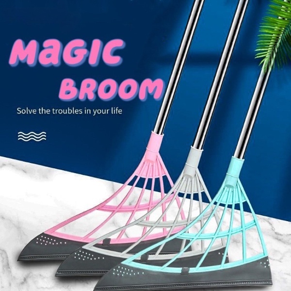 Multifunctional Magic Broom to Clean Floor Surface and Remove Dirt and Hair  Household Silicone Mop | Shopee Philippines