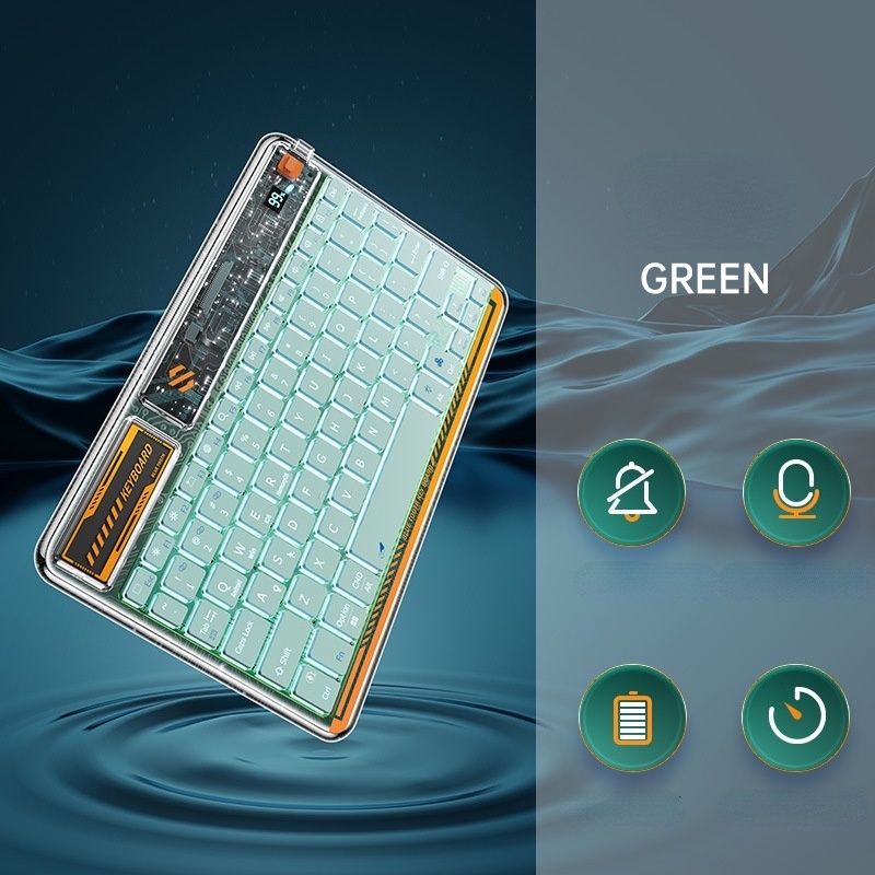 Voice Input Multi Device Compact Mini Keyboard Portable Bluetooth