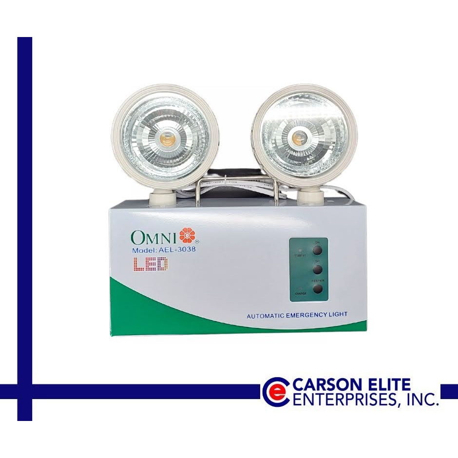 OMNI Automatic Emergency Light 3000K WARM WHITE AEL3038 Shopee