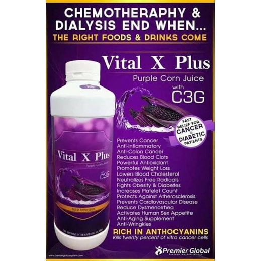 VitalX Plus Purple Corn Juice 500ML Shopee Philippines