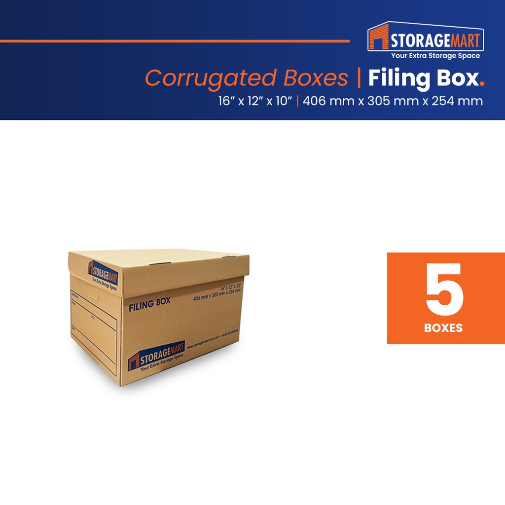 StorageMart Filing Box 16x12x10 (5pcs) Shopee Philippines