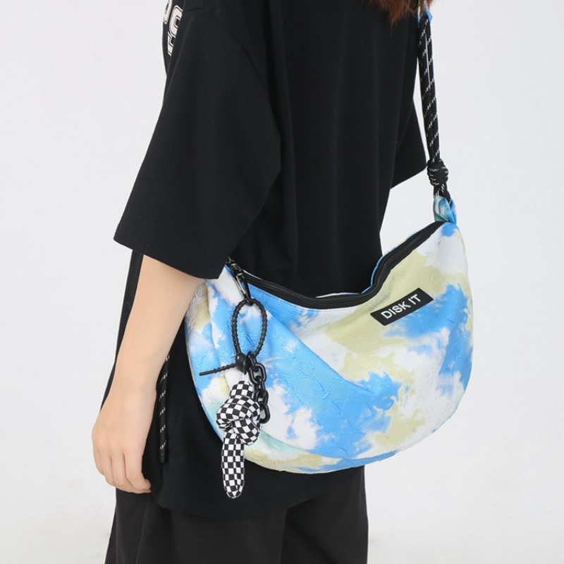 Ulzzang Korean Fashion Nylon Men Sling Bag Shoulder Bag Crossbody Bag