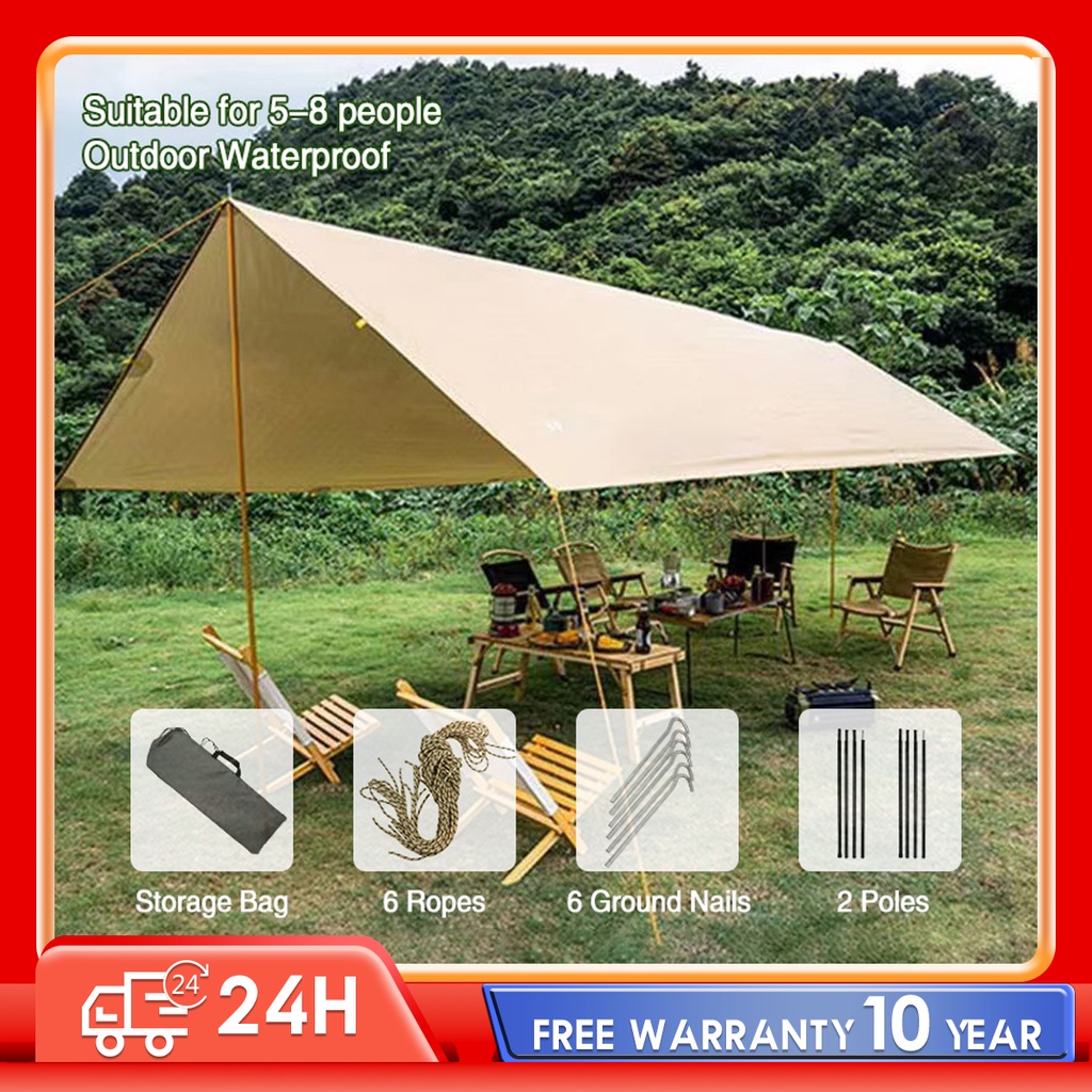 Sport Canopy Tent Awning 3m AntiUv Outdoor Canopy Camping Tent Shade
