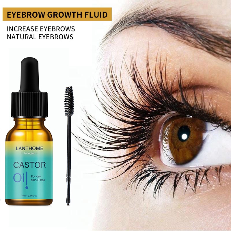 Eyebrow Growth Serum Castor Oil Beard Growth Essence Rapid Growth