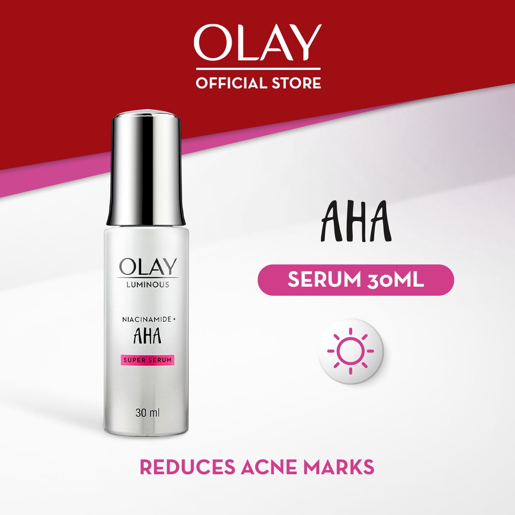 Olay Luminous Niacinamide + AHA Serum 30ml (Acne Mark / Dark Spot