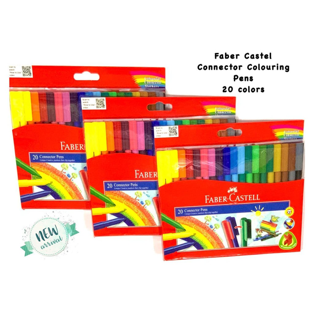 Faber Castell Connector Pen 20 colors Cost-effective