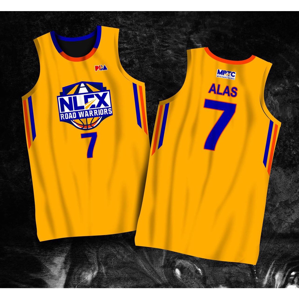 PBA JERSEY | NLEX ROAD WARRIORS KEVIN ALAS #8 | FULL SUBLIMATION JERSEY ...