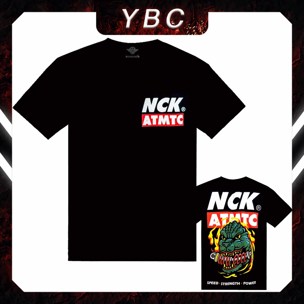 Automatic ₪Nick ”Godzilla Shock” Black T-shirt for men